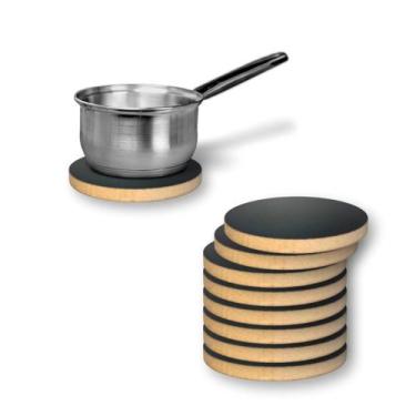 Imagem de Descanso Panela Quente 8pçs 19cm em MDF 15mm Resistente MDF Artesanato