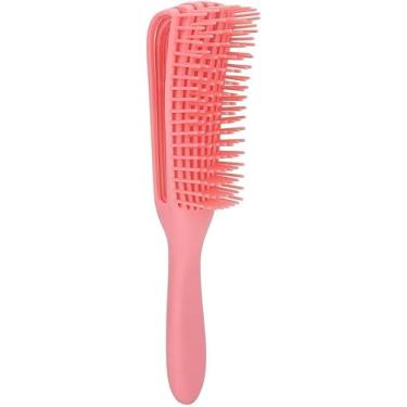 Imagem de Escova Mágica Polvo 8 Pontas, Pente Flexível para Desembaraçar Cabelos Cacheados e Barba com Cerdas Massageadoras e Regulador de Nível, Reduz Quebra e Queda, Ideal para Todos os Tipos de Cabelo - SU REAL STORE®