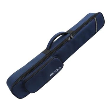 Imagem de oshhni Saxofone soprano clarinete caso sax show saco de armazenamento de instrumento musical saco de transporte pano oxford para desempenho de palco de, azul profundo