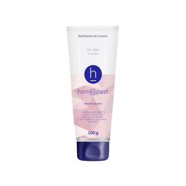 Imagem de Esfoliante em Creme 100g Homeopast - Sem Enxágue Para Pés, Mão e Corpo-Unissex