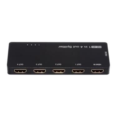 Imagem de NFHK Divisor HDMI HUB 4K 60hz Conversor Ultra-HD compatível com switch 2.0 1-IN-4-OUT 18Gbps UHD Hub suporta HDCP SST estendido