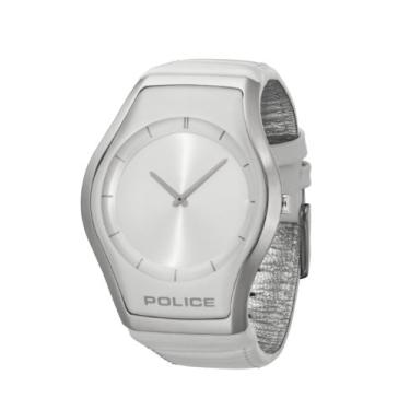 Imagem de Police Relógio feminino de couro branco com mostrador branco PL-12096JS/04 Spere