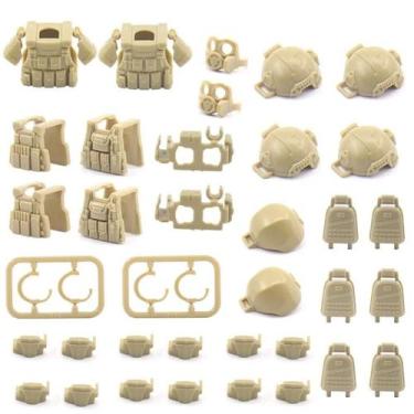 Imagem de SWAT Soldado Equipamento Militar Arma Colete Mini Figuras De Ação Aces