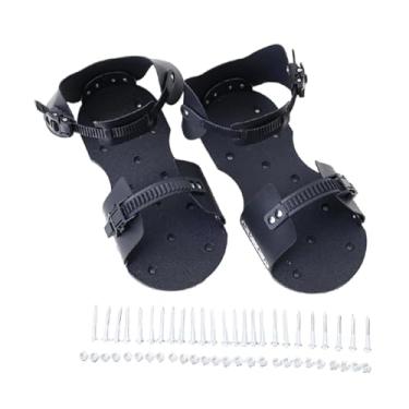 Imagem de MERIGLARE Ferramenta aeradora para pátio, jardim e quintal com pontas, sapatos com pontas de alto desempenho, sola aeradora de gramado para instalação de, Prego 3.6cm