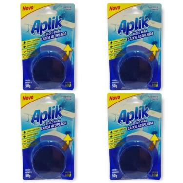 Imagem de Kit 4 Detergente Sanitário Bloco Caixa Acoplada Até 300 Descargas Mari