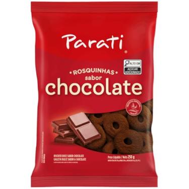 Imagem de Biscoito Doce Rosquinha Parati 250g - Chocolate