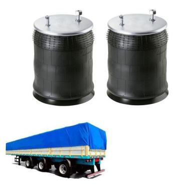 Imagem de Kit Bolsa De Ar Suspensao Eixo Facchini Sem Base - Suspentech