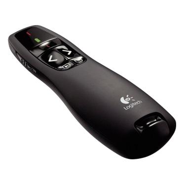 Imagem de Apresentador Multimídia Laser Pointer Logitech R400 - Receptor USB sem fio - 910-001354