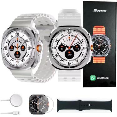 Imagem de smartwatch responde whatsapp Watch Ultra MA27 1GB Memoria Pulseiras Ex