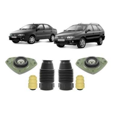Imagem de 2 Kit Batente Coxim Dianteiro Fiat Marea 1999 2000 2001 2002 - QualyKi