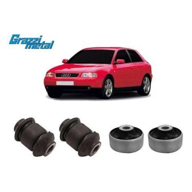 Imagem de 4 Buchas Bandeja Balança Dianteira Audi A3  2005 2006 2007 - Grazzimet