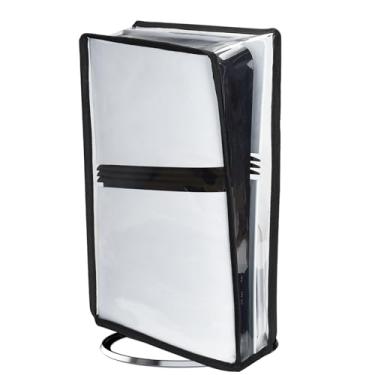 Imagem de playvital Capa Protetora Vertical Contra Poeira Para Console Ps5 Pro, Disco E Edição Digital, Acessórios De Protetora, À Prova D'Água, Transparente
