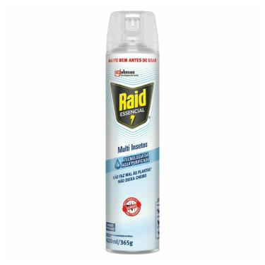 Imagem de Inseticida Aerossol Raid Essencial Aqua Protection 420ml