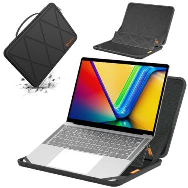 Imagem de Smatree Capa protetora rígida de EVA com suporte compatível com ASUS ExpertBook B5 OLED de 16 polegadas (B5602)/B5 Flip OLED (B5602F), para laptop ASUS Vivobook Pro 16X OLED (M7600) de 16 polegadas