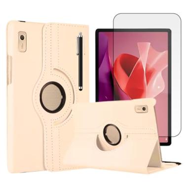 Imagem de Blance, Kit Capa Giratória Dourada + Película + Caneta Lenovo P12