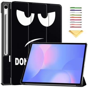 Imagem de UUcovers Capa para Samsung Galaxy Tab S10 FE+/S10 FE Plus 13,1 polegadas modelo 2025 (SM-X620/SM-X626B), suporte triplo de couro sintético inteligente e capa traseira rígida à prova de choque com