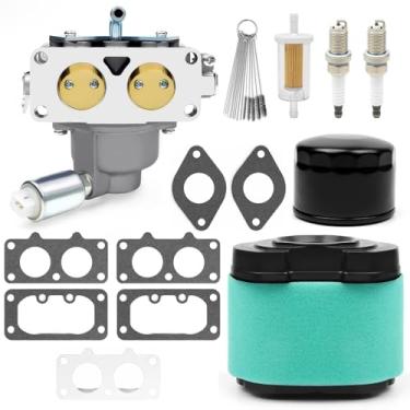 Imagem de Filtro de ar do carburador para Briggs Stratton 40G777 40H777 40R777 40S777 406777 44K777 para tratores John Deere D125 D130 D140 D150 D170 LA135 LA1455 LA155 LA165 LA175 X130R X140 X165 Z235 Z245