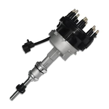 Imagem de Aflle Racing Distribuidor de ignição com tampa preta e rotor serve para Ford F150 F250 F350 Bronco E150 E250 E350 Econoline 5.8L V8 1990-1995 (OE: E9TE12127CA, DST2891)