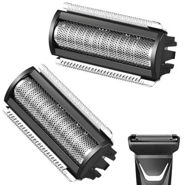 Imagem de Lâmina de substituição para Manscaped The Lawn Mower Electric 5.0 Ultra Trimmer - Cabeça de barbeador de pelos da virilha/corpo, 2 unidades