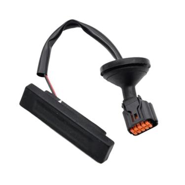 Imagem de QccHieUs Botão de liberação da tampa traseira do porta-malas, trava do porta-malas 81260H8000 preta para Rio Sturdy, instalação simples