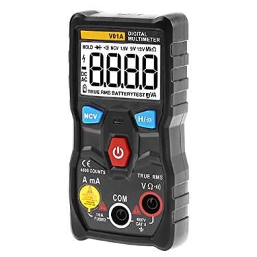 Imagem de ANENG V01A TRUE RMS AUTO RANGE Multímetro Digital para Eletricistas Profissionais Abs Black 1pc (Preto)