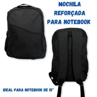 Imagem de Mochila Notebook Bolsa Grande Escolar Faculdade Executiva
