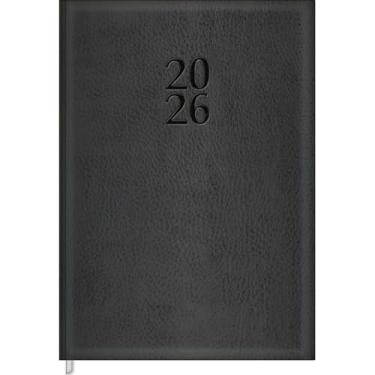 Imagem de Tilibra - Agenda Executiva Costurada Diária 13,4 x 19,2 cm Torino 2026 - Preta