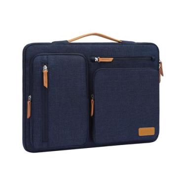 Imagem de Capa para laptop MOSISO 360, protetora de 17,3 polegadas, azul marinho