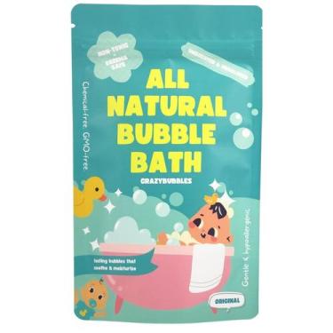 Imagem de Bubble Bath CrazyBubbles All Natural para crianças e bebês sem perfume