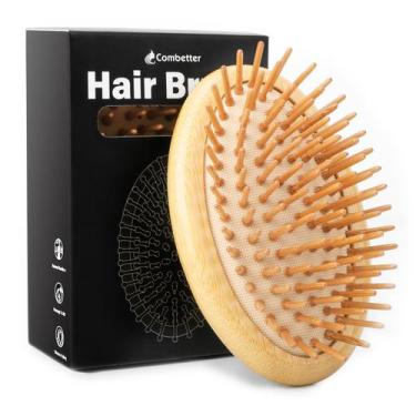 Imagem de Escova de cabelo Combetter Bamboo Hair Growth Massage Scalp