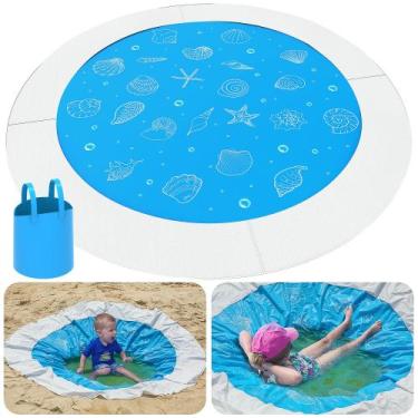 Imagem de Baby Beach Pool RunNico 6,5 x 6,5 pés com cobertor de praia