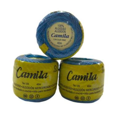 Imagem de Linha Bordado Camila 40m Ref 01089 Azul Coats Corrente -   Coats Corre