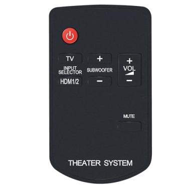Imagem de Allimity Substituição remota de substituição para sistema de áudio Panasonic Home Theater SC-HTB15 SC-HTB520 SB-HTB15 SU-HTB15 SC-HTB15GN SC-HTB15EG SC-HTB15EB SU-HTB15EB-K