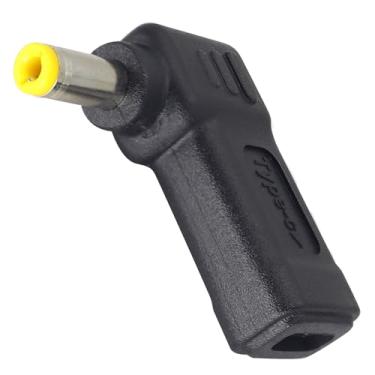 Imagem de HCFeng 90W PD USB C para DC5525 conversor de energia tipo para DC 5525 adaptador de carregamento de laptop 19V 4A tipo C fêmea para DC 5,5 x 2,5 mm macho adaptador de energia para estúdio e viagens