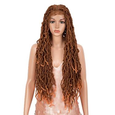 Imagem de Style Icon Peruca sintética de 81,2 cm com cabelo de bebê com peruca de deusa de cabelo sintético torcido (81 cm, T130R/OR19)