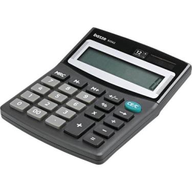 Imagem de Calculadora de Mesa 12 DIG. Bazze B3562 Preta - ELGIN
