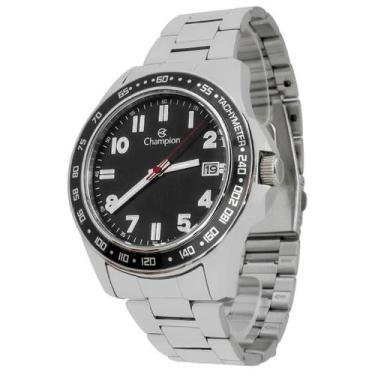 Imagem de Relógio Masculino Champion Prata Aço Inoxidável Mostrador Preto Origin