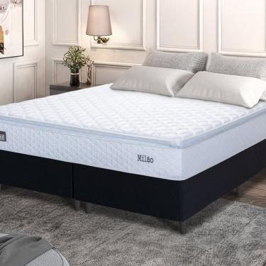 Imagem de Colchão King 158cm X 24cm D45 Milão Branco