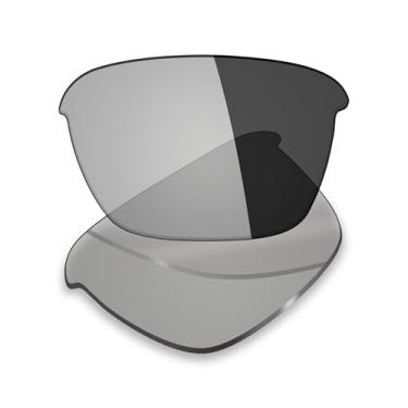 Imagem de Mryok Lentes de reposição UV400 para óculos de sol Oakley Thinlink OO9316, HD Polarized, proteção UV, resistente a impactos e ajuste perfeito - Cinza fotocromático anti luz azul