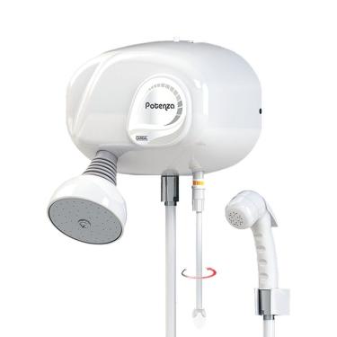 Imagem de Chuveiro Cardal Potenza Eletrônico Com Pressurizador Branco 220v (7800w)