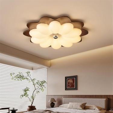 Imagem de Nórdico Moderno Quarto Lâmpada De Teto LED Moda Simplicidade Arte Sala De Estar Estudo De Restaurante Quarto Infantil Corredor Varanda Luz (3855 D55CM)