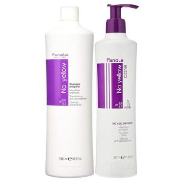 Imagem de Shampoo e Máscara Fanola No Yellow 1000ml + 350ml