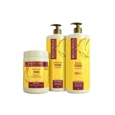 Imagem de Kit Tutano Bio Extratus 1L/1kg Shampoo, Condicionador e Banho de Creme