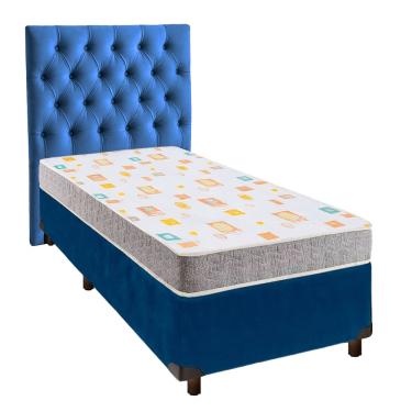 Imagem de Kit Cama Box + Cabeceira + Colchão Solteiro D20 - D20 - Inducol