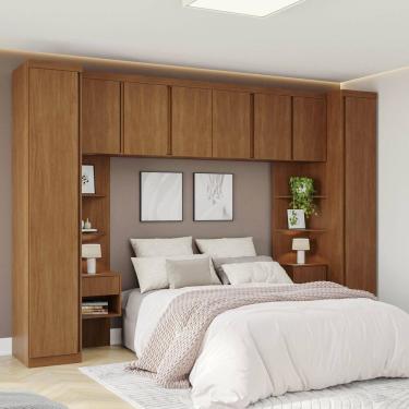 Imagem de Guarda-roupa Modular 7 Peças 8 Portas Arani Cabecasa Madeiraoriginals Cinamomo