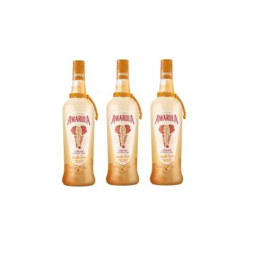 Imagem de Kit Licor Amarula Vanilla Spice Cremoso Baunilha 750ml 3uni