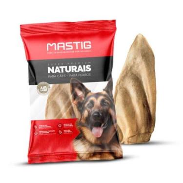 Imagem de Mastig Petisco Orelha Bovina Natural para Cães 1 Unidade