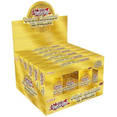 Imagem de Konami Yu-Gi-Oh! Ouro Máximo El Dorado, Display com 6 Boxes, 168 Cartas Colecionáveis, Edição Premium com Raros Dourados