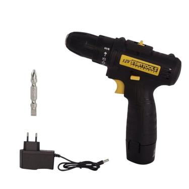 Imagem de Parafusadeira E Furadeira Bateria 12v Com Mandril Led Embutido Bivolt