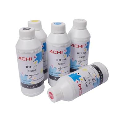 Imagem de DTF Ink 5 x 500 ml, pacote com 5 unidades, tinta DTF, base de água, refil de tinta digital para impressoras de filme direto com cabeça de impressão L1800 L805 R1390 4720 I3200 XP600 DX7 DX5